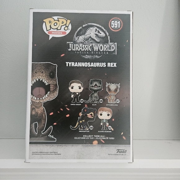 New In Box Jurassic World Tyrannosaurus Rex Funko Pop - Picture 4 of 4
